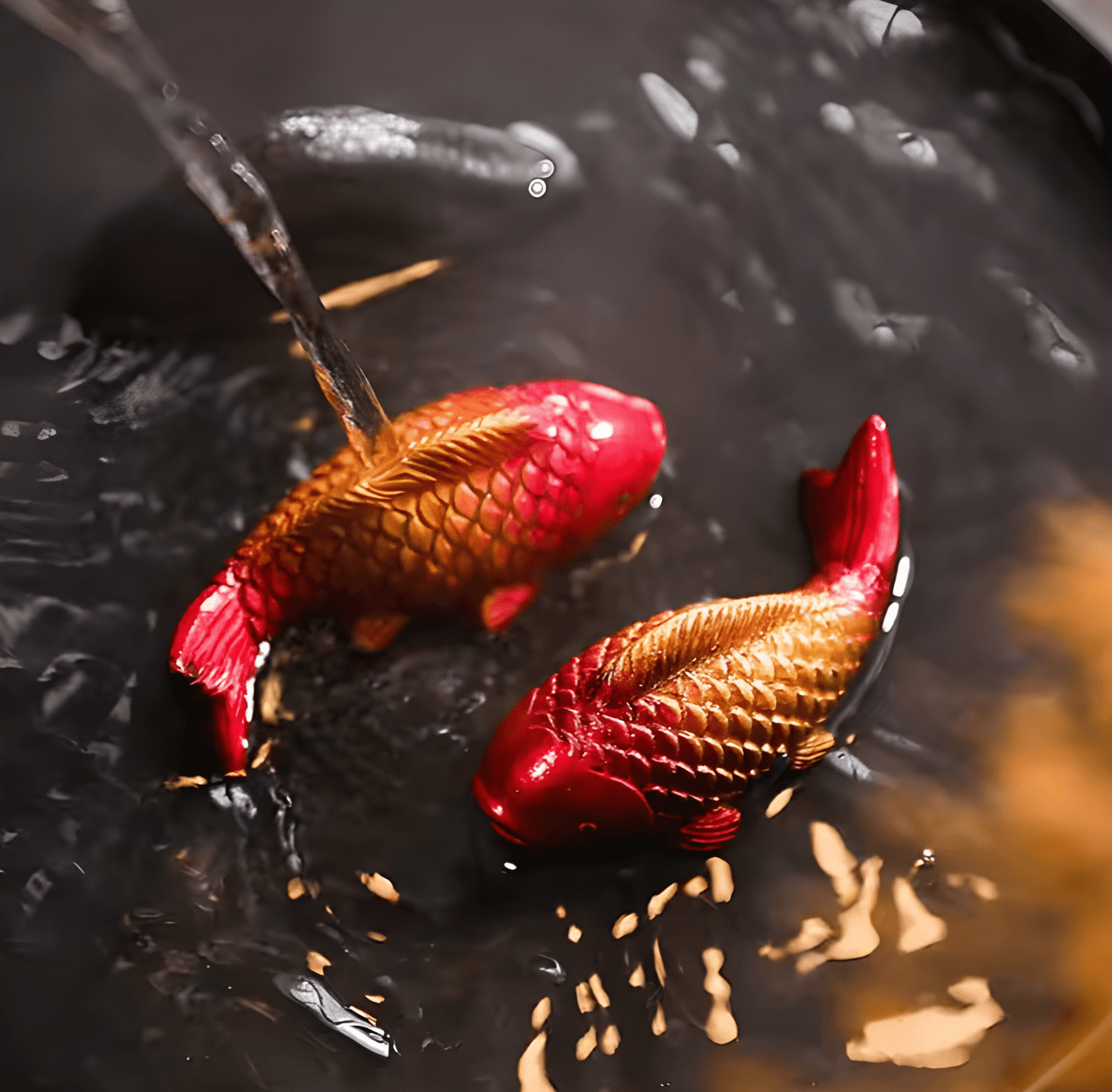 Color - Changing Koi Pair Tea Pet - Northeast Tea House