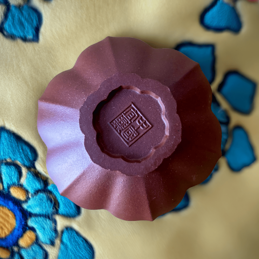 Flower Shaped Yixing Clay Tea Cup - Northeast Tea House