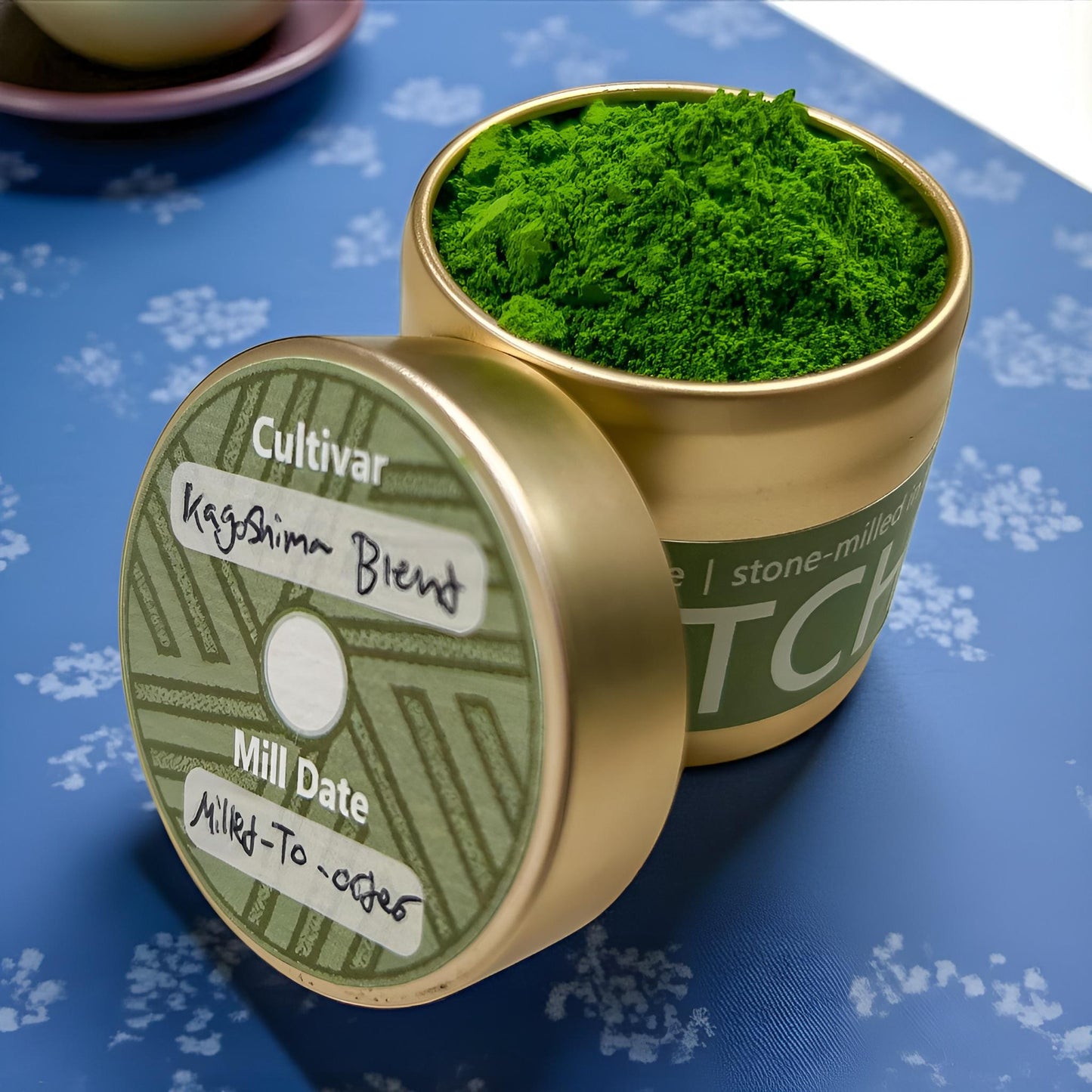 Kagoshima Blend Natural Ceremonial Grade Matcha - 20g Tin - Northeast Tea House