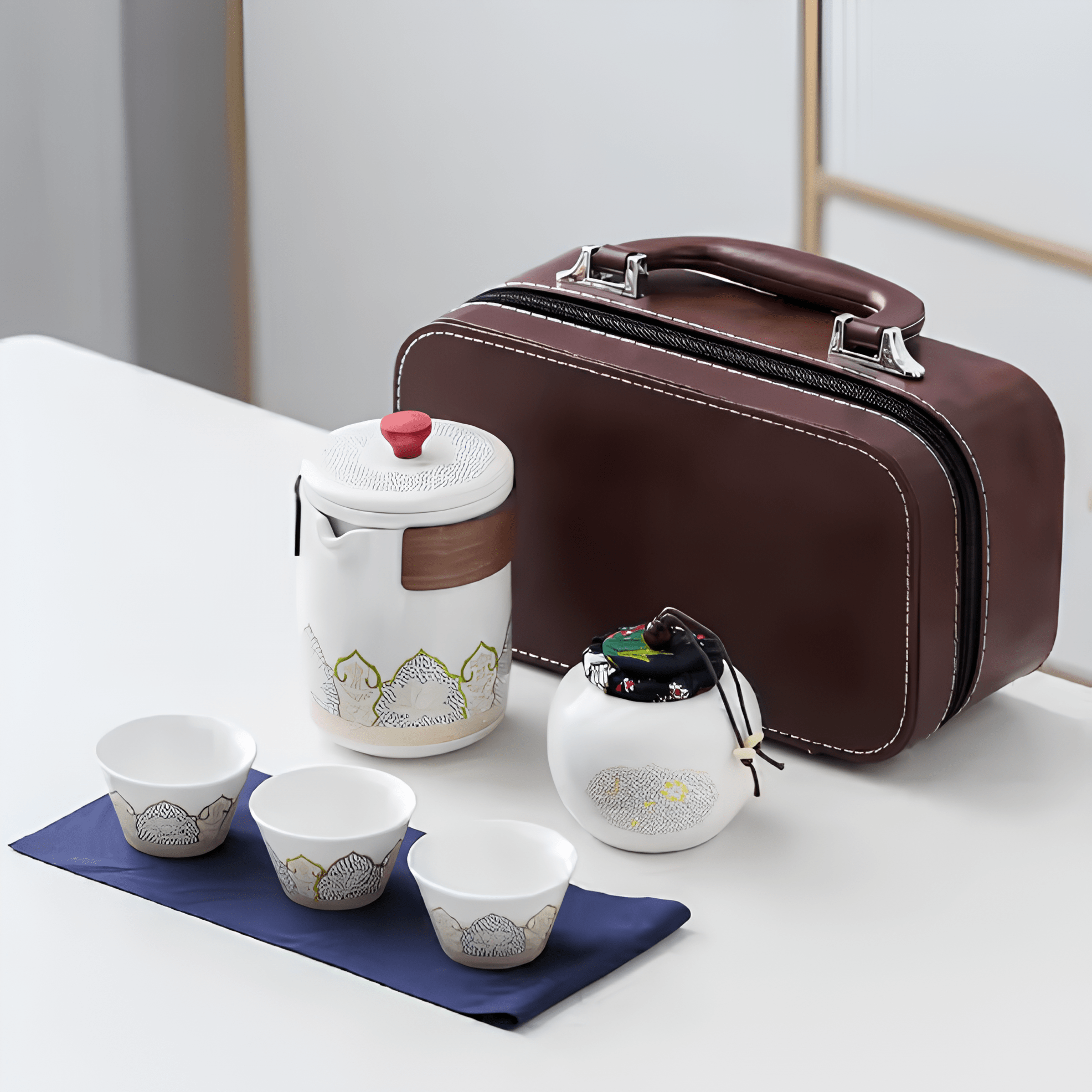 Mandala Travel Gongfu Set – Northeast Tea House Mandala Travel Gongfu Set – Northeast Tea House
