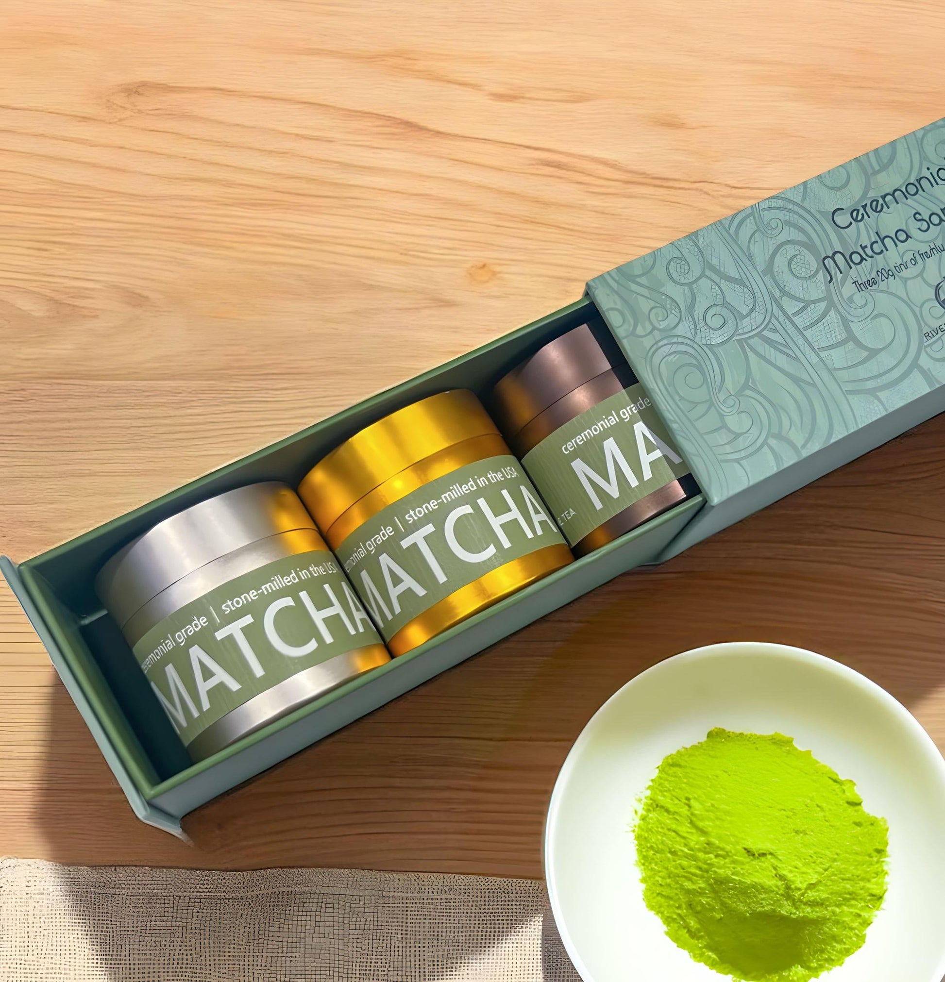 Matcha Tin Sampler - 20g - Northeast Tea House