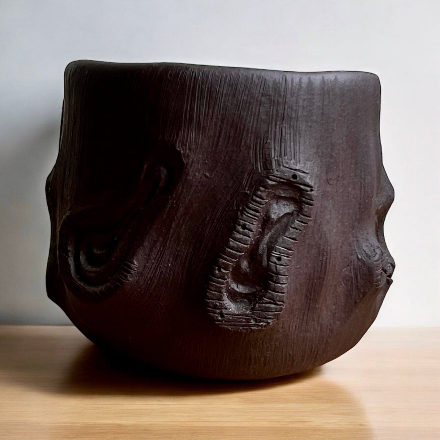 Purple Clay Squirrel Cup - Northeast Tea House