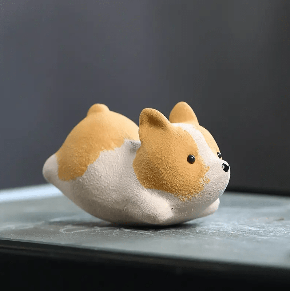 Running Corgi Tea Pet - Northeast Tea House