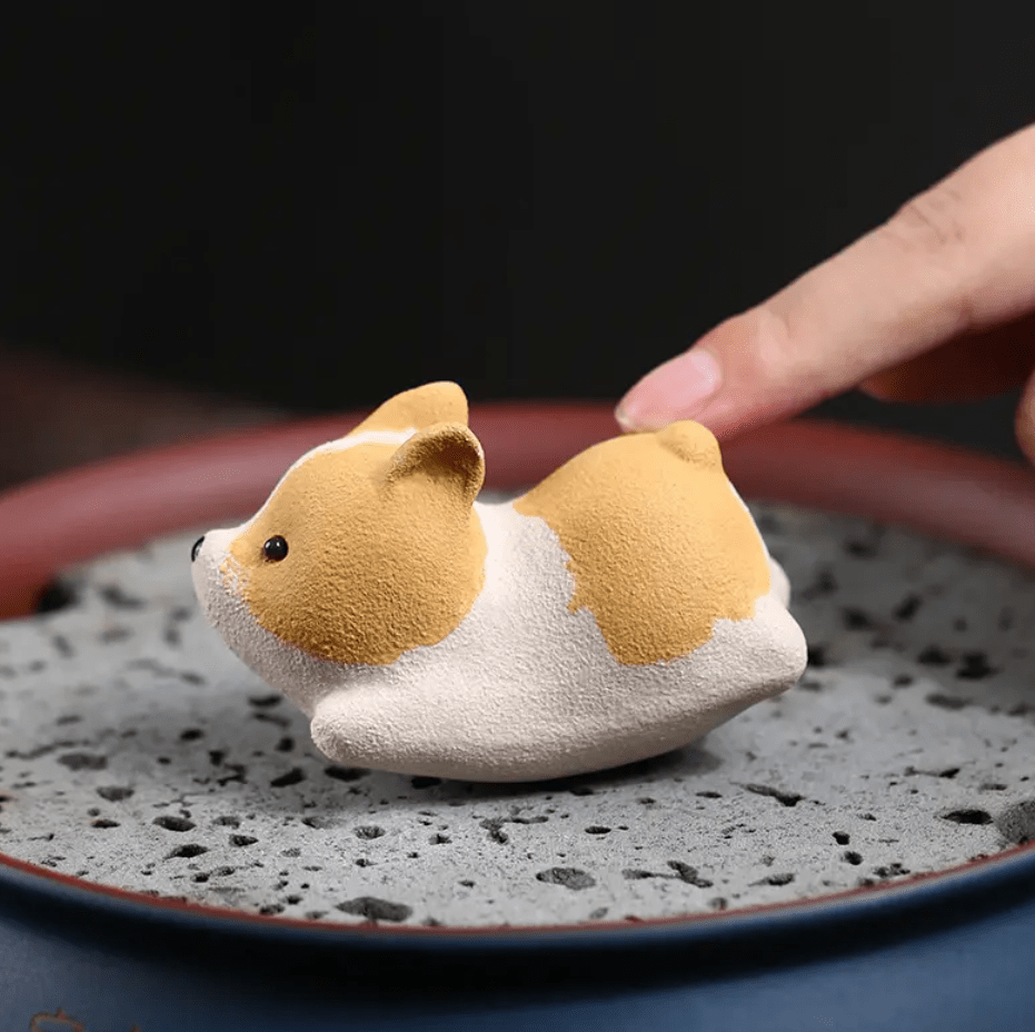 Running Corgi Tea Pet - Northeast Tea House