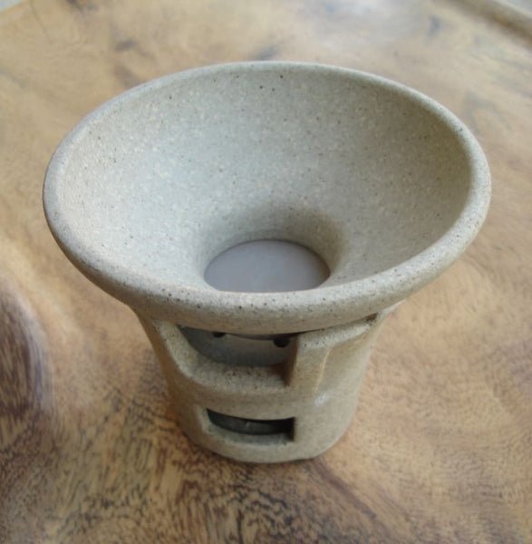 Natural Clay Strainer for Gong Fu Cha brewing w/ Stand - Northeast Tea House