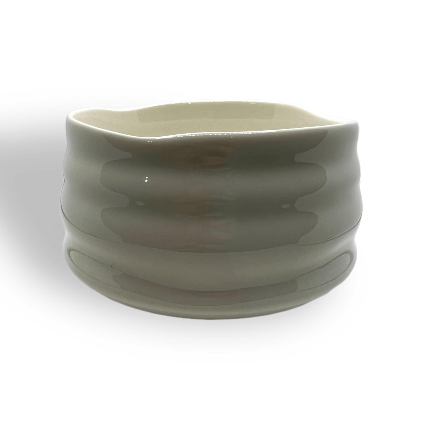Saku White Matcha Bowl - Northeast Tea House