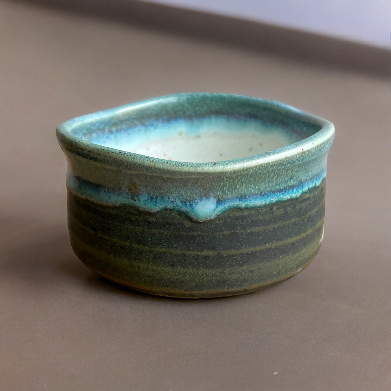 Sky and Teal Matcha Bowl