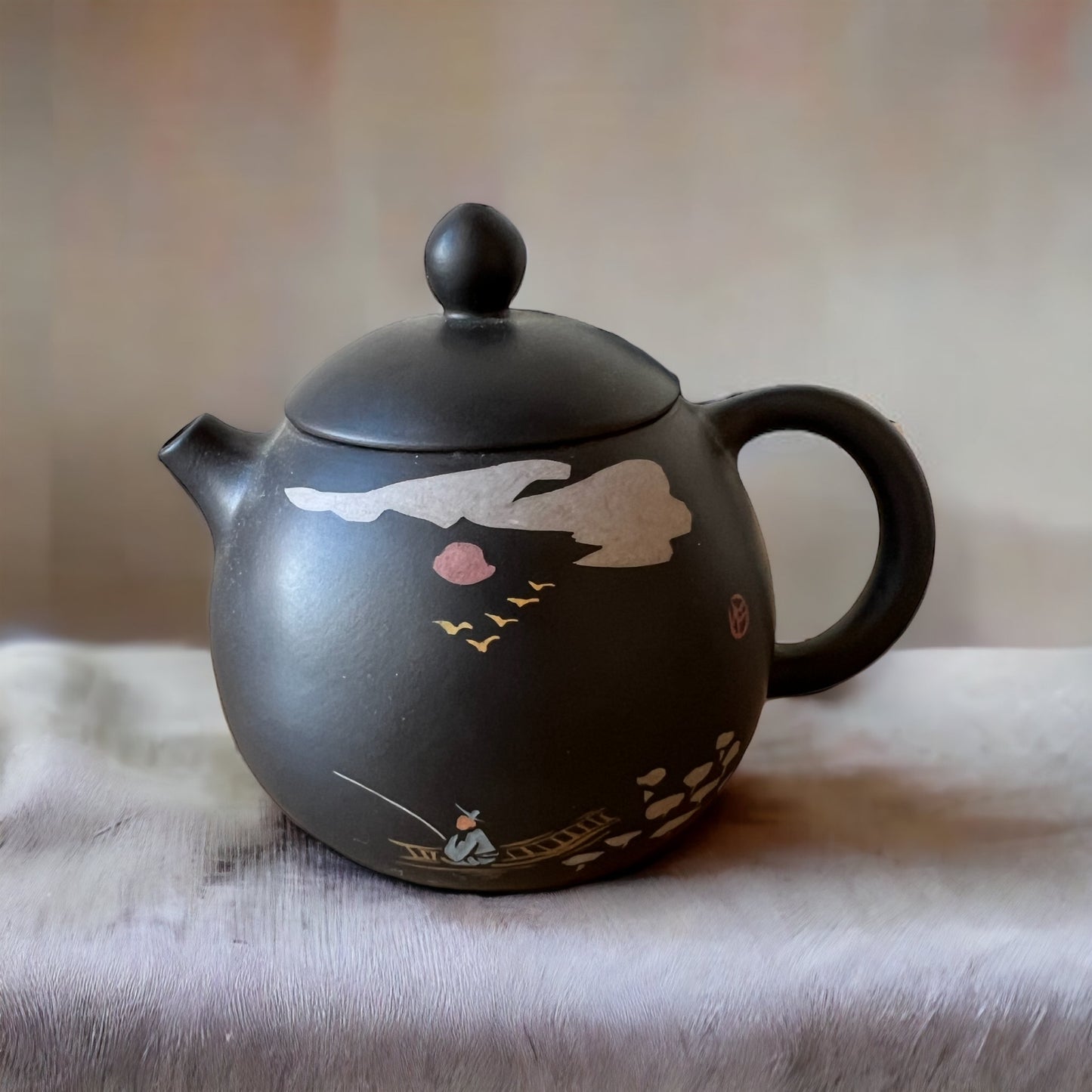 Jian Shui Clay “Zhu Qu” Teapot By Hong Xue Zhi