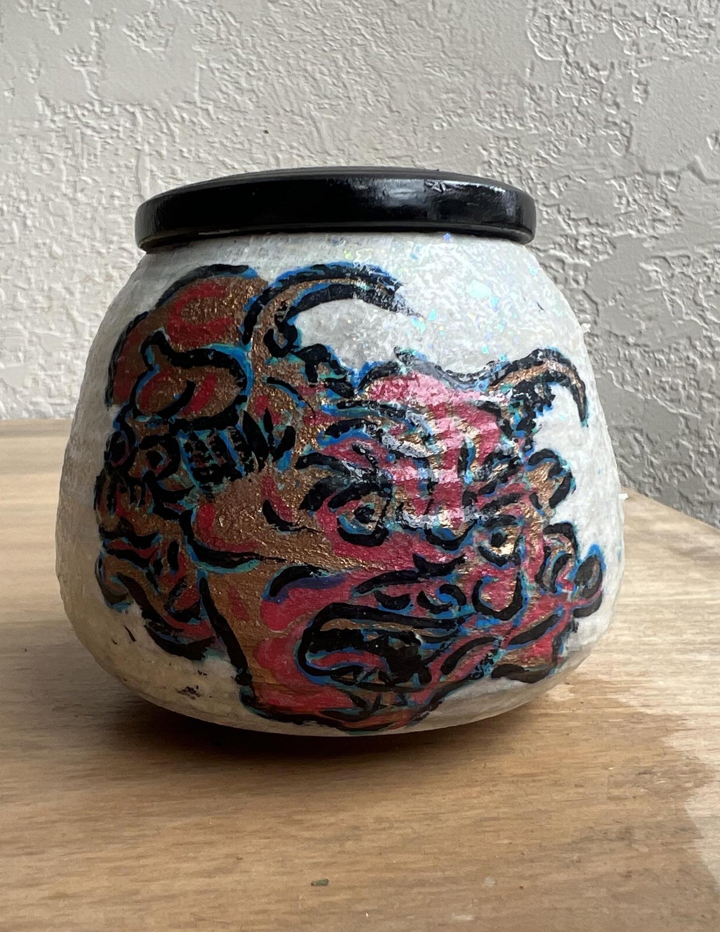 Art Pop Demon Tea Caddy - Northeast Tea House