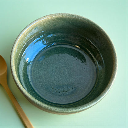 Britt Howe Handmade Green Bowl - A - Northeast Tea House