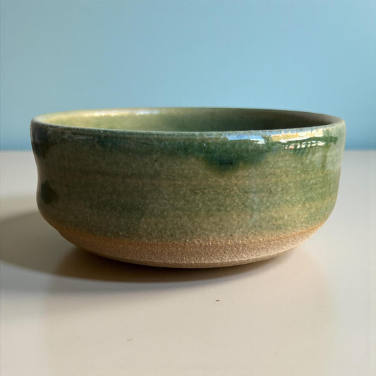 Britt Howe Handmade Green Bowl - A - Northeast Tea House