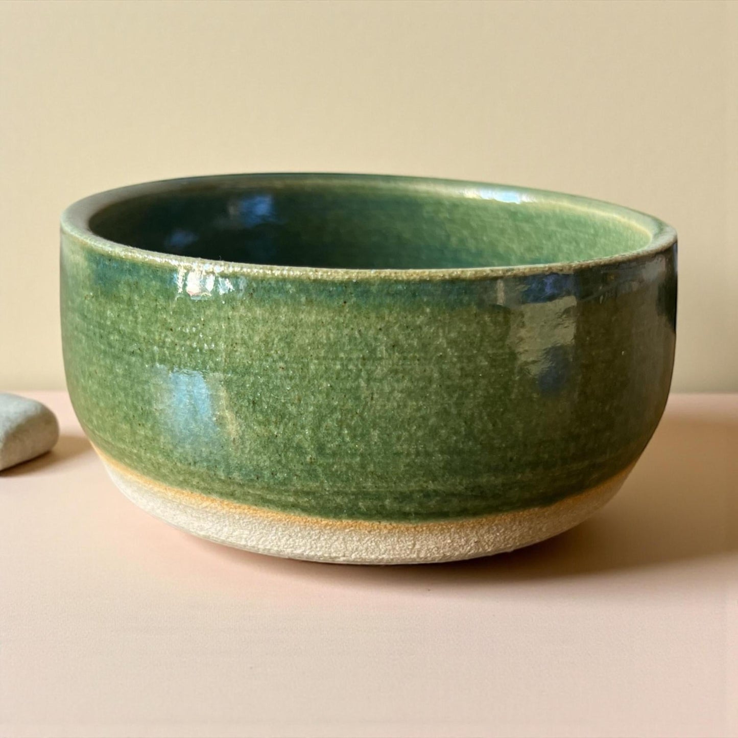 Britt Howe Handmade Green Bowl - B - Northeast Tea House