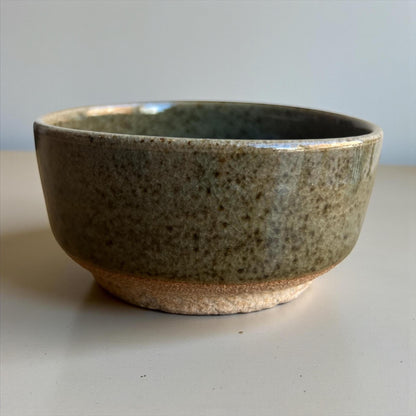 Britt Howe Handmade Speckled Green Bowl - A - Northeast Tea House