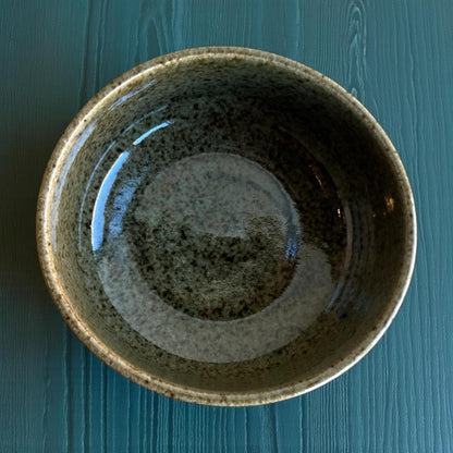 Britt Howe Handmade Speckled Green Bowl - A - Northeast Tea House