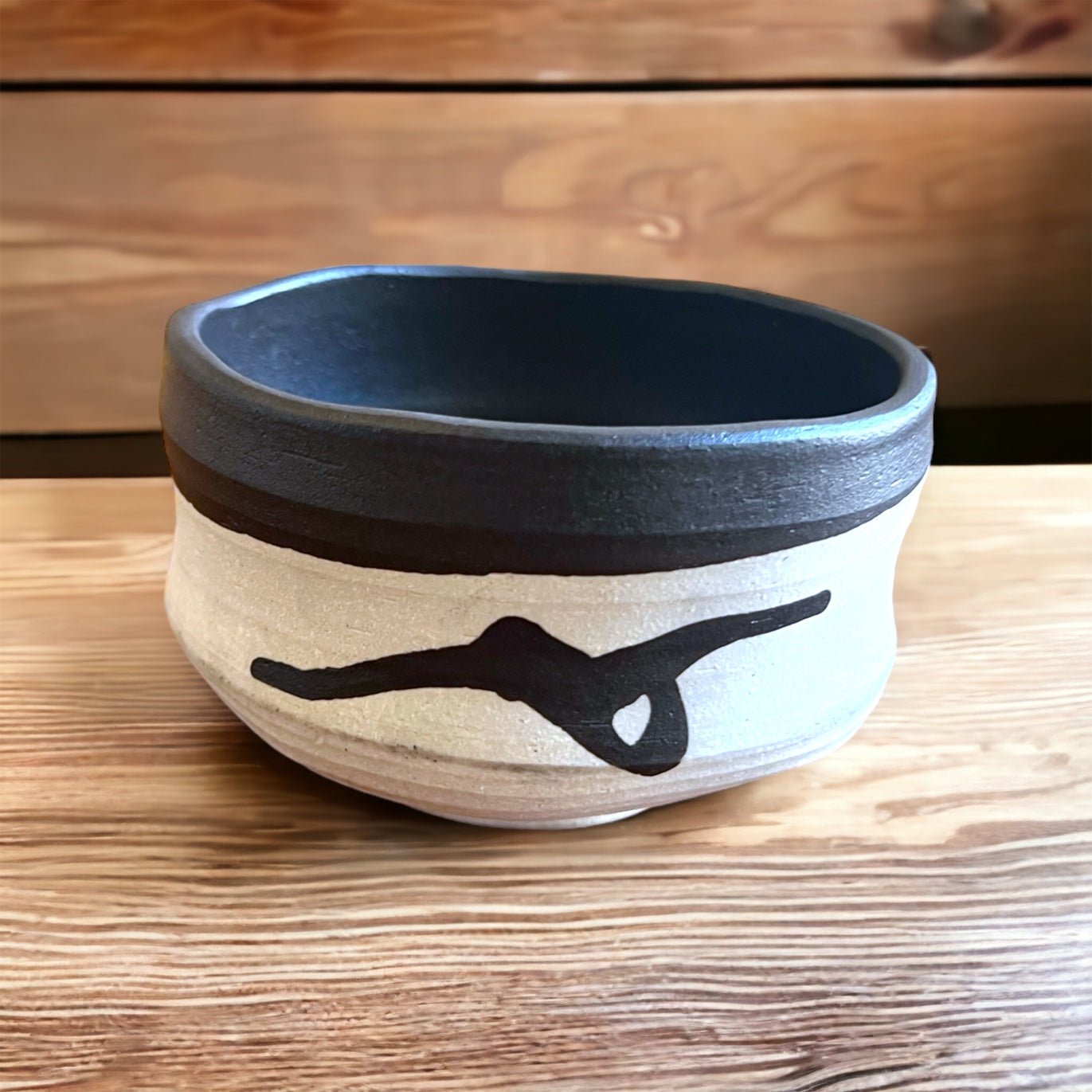 Handmade Ink Spot Chawan - Northeast Tea House