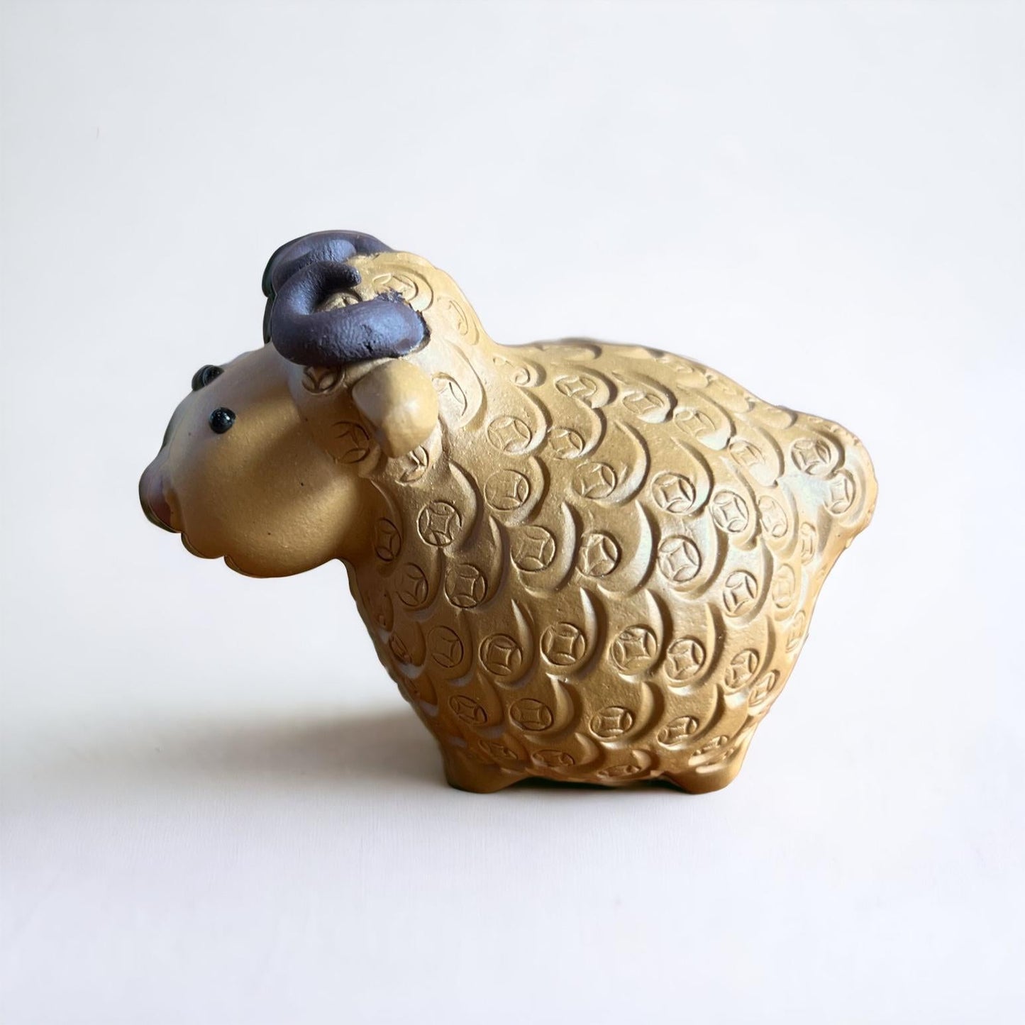 Handmade Yixing Clay Sheep Tea Pet - Northeast Tea House