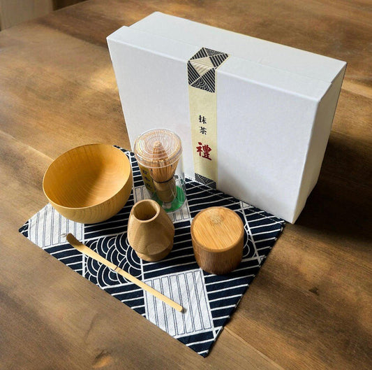 Japanese Minimalist Bamboo Matcha Set - Northeast Tea House