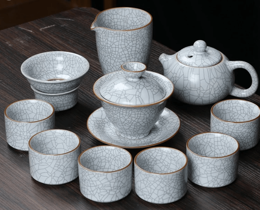 Milky White Ruyao Ice Crack Set - Northeast Tea House