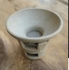 Natural Clay Strainer for Gong Fu Cha brewing w/ Stand - Northeast Tea House