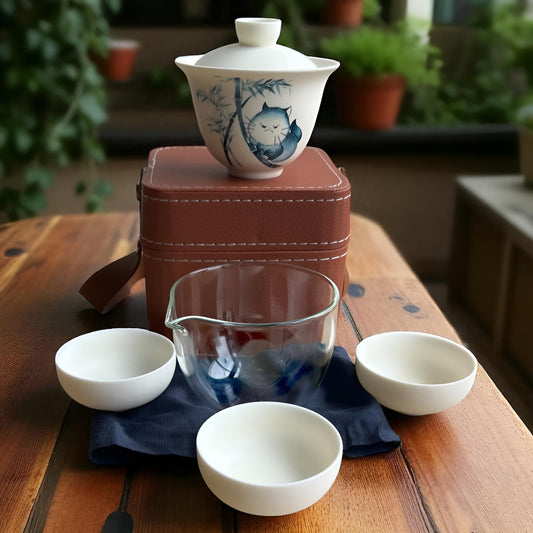 Red Panda Travel Gaiwan Set - Northeast Tea House