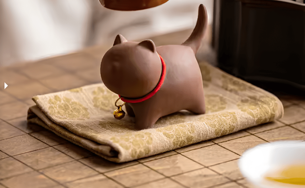 Yixing Clay Kitten Tea Pet - Northeast Tea House