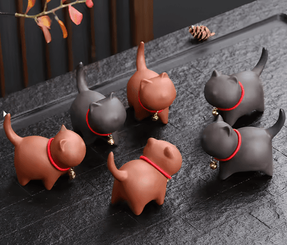 Yixing Clay Kitten Tea Pet - Northeast Tea House