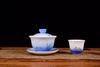 Life on the River Jingdezhen Gaiwan and Cups