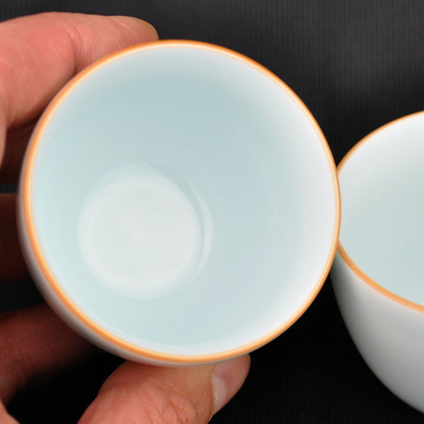 Jingdezhen Porcelain "Cloud Lining" Cups for Tea * Set of 2 at $16.5