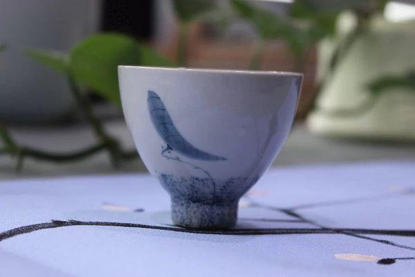 Jingdezhen Porcelain "Six Stages of the Lotus" Tea Cup Set at $39