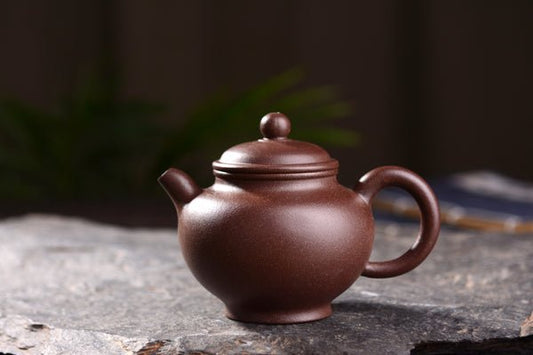 Hei Jin Gang Clay “Rong Tian” Yixing Teapot - Northeast Tea House