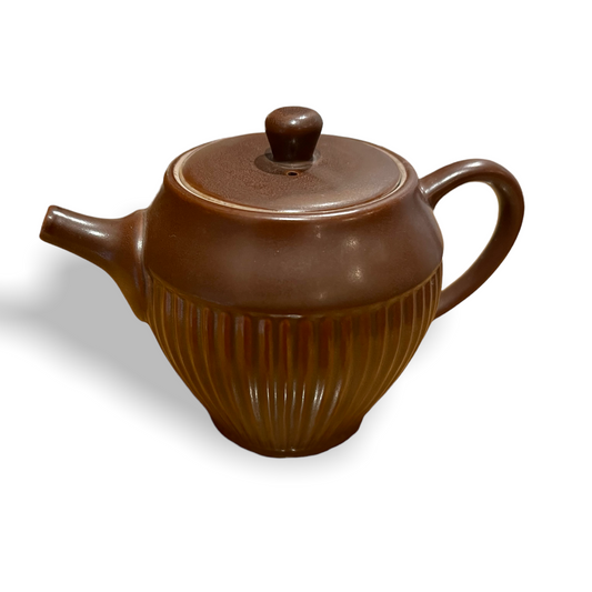 Vintage Coarse Pottery Tea Pot